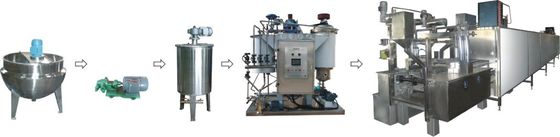 Πλήρης σκληρή μηχανή κατάθεσης καραμελών εργοστασίων ποτών προμηθευτής