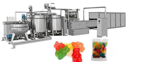 Πλήρης πλήρης αυτόματος Gummy αντέχει τον εξοπλισμό κατασκευής προμηθευτής